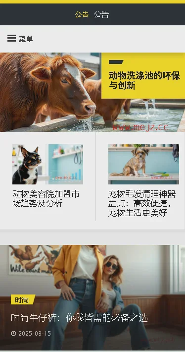 Self-media News and Information Template